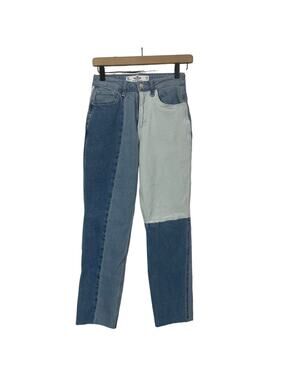 Hollister Curvy High-Rise Mom Jean - Blue - 24